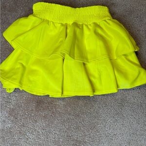 Weissman Vibrant Yellow Skort